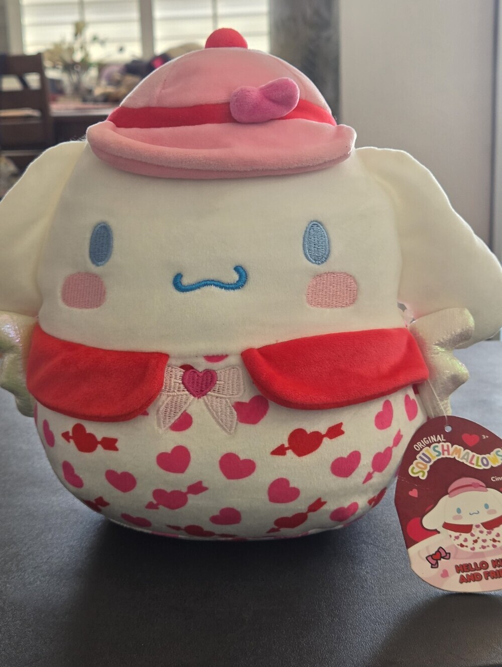 Squishmallows 10” Cinnamoroll Valentine Plush Hello Kitty & Friends Sanrio NWT